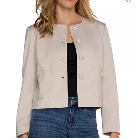 Liverpool Los Angeles Boxy Cropped Jacket S - Picture 1 of 9